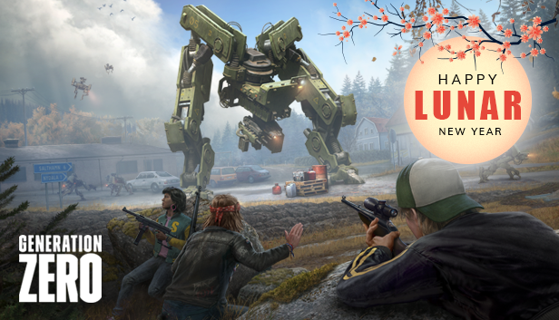 GenZeroGame's tweet photo. [STEAM SALE] Happy Lunar New Year! Up until 10am PST, January 27th, you can pick up Generation Zero on Steam at a 30% discount! Buy Here: https://t.co/lnuY1oRYww https://t.co/HQHMYTN0Gz