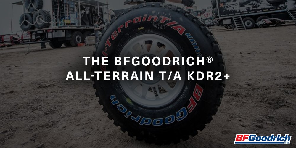 BFGoodrichCAN's tweet photo. Each one of our tires tell a story, and the BFGoodrich All-Terrain T/A #KDR2 + tire is no exception. Here’s a closer look at the iconic tire that has revolutionized professional racing since its 2002 debut. #BuiltOnBFG https://t.co/fTN9PwqN0K
