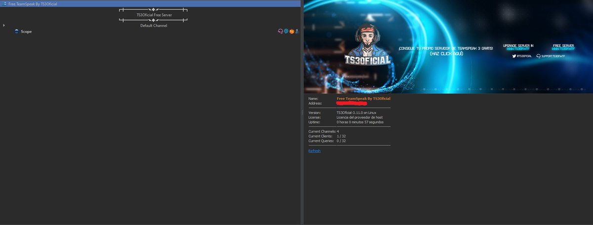 TS3Oficial's tweet image. ¿Alguien dijo TeamSpeaks Gratis? 👀

◾️ Podrás pedirlo en la nueva pagina web (Próximamente)
