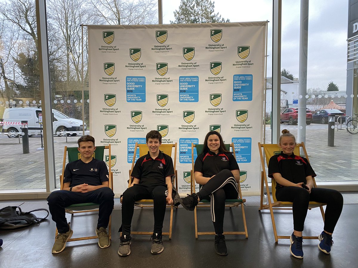 SportatCRA's tweet photo. Connor, Christian and Raquel had a great day at the #DRETPerformanceConference. They have taken part in workshops focussing on nutrition, sport psychology and injury and rehabilitation! Isobel also enjoyed getting involved in her first #DRETAllStar training session! #CRAsport https://t.co/Mm58BZZITu