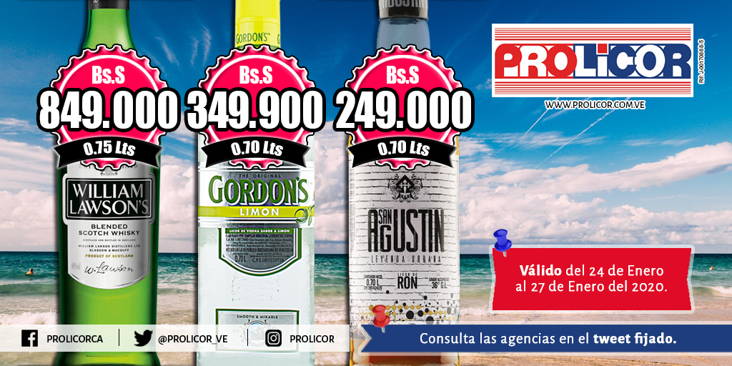 PROLICOR_VE's tweet photo. Porque sabemos lo que te gusta... tenemos esta #Promo para que disfrutes del fin de semana de la mejor manera. Consulta las agencias donde aplica en el tweet fijado.
#Prolicor #LicorDeRon #Promocion #Ron #FinDeSemana #Whisky #Siguenos https://t.co/VFt5cDtrzI