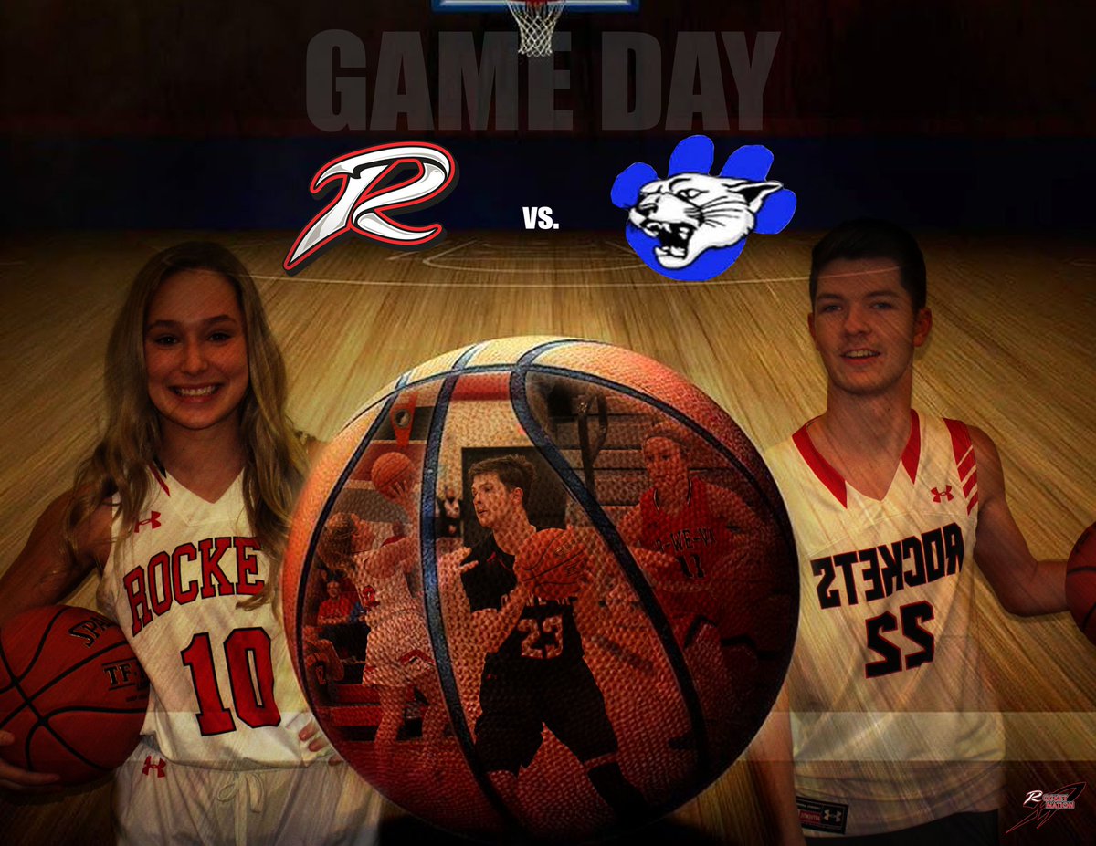Come out and cheer your Rockets at tonight’s home game! Girls at 6 and boys to follow. Go Rockets🏀🚀