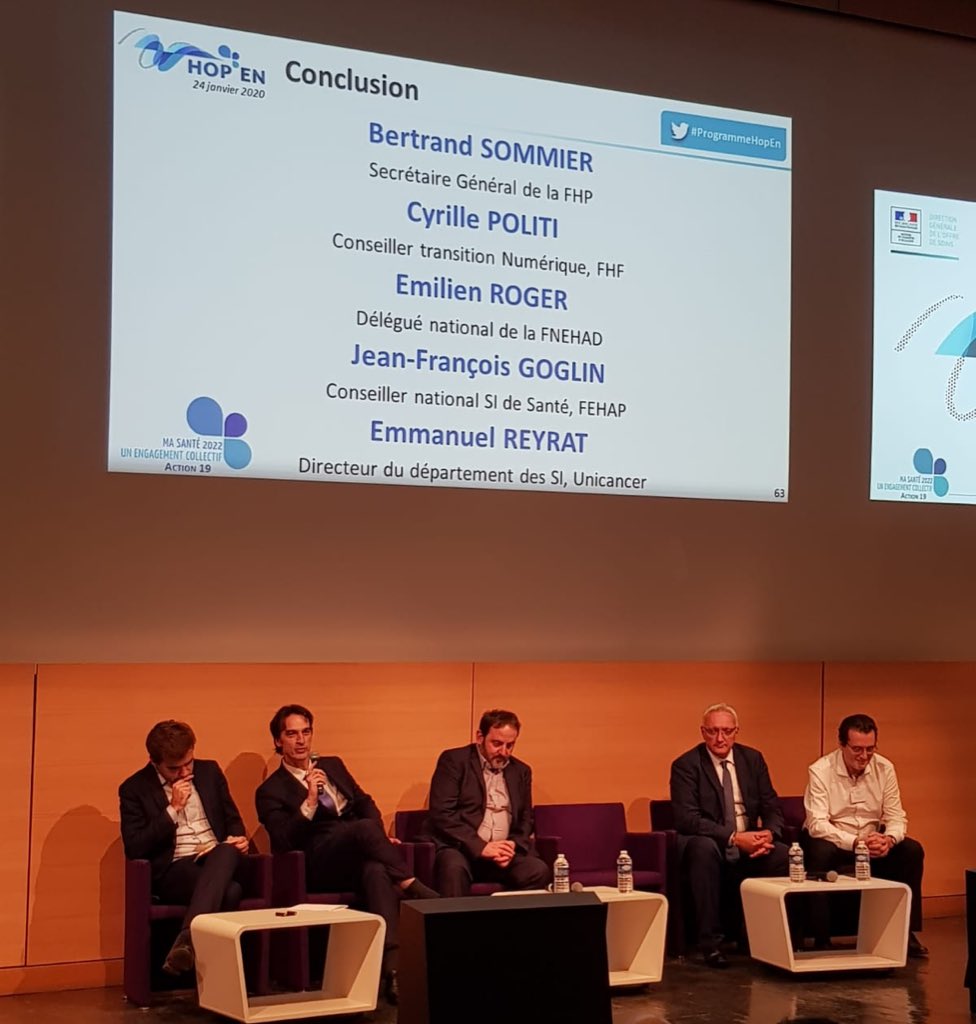💬 Point de vue des fédérations hospitalières sur le #ProgrammeHopEn, avec la participation de <a href="/La_FHP/">FHP</a> <a href="/laFHF/">FHF</a> <a href="/fnehad_info/">FNEHAD</a> <a href="/FEHAP_actu/">FEHAP</a> @GroupeUNICANCER.

#MaSanté2022