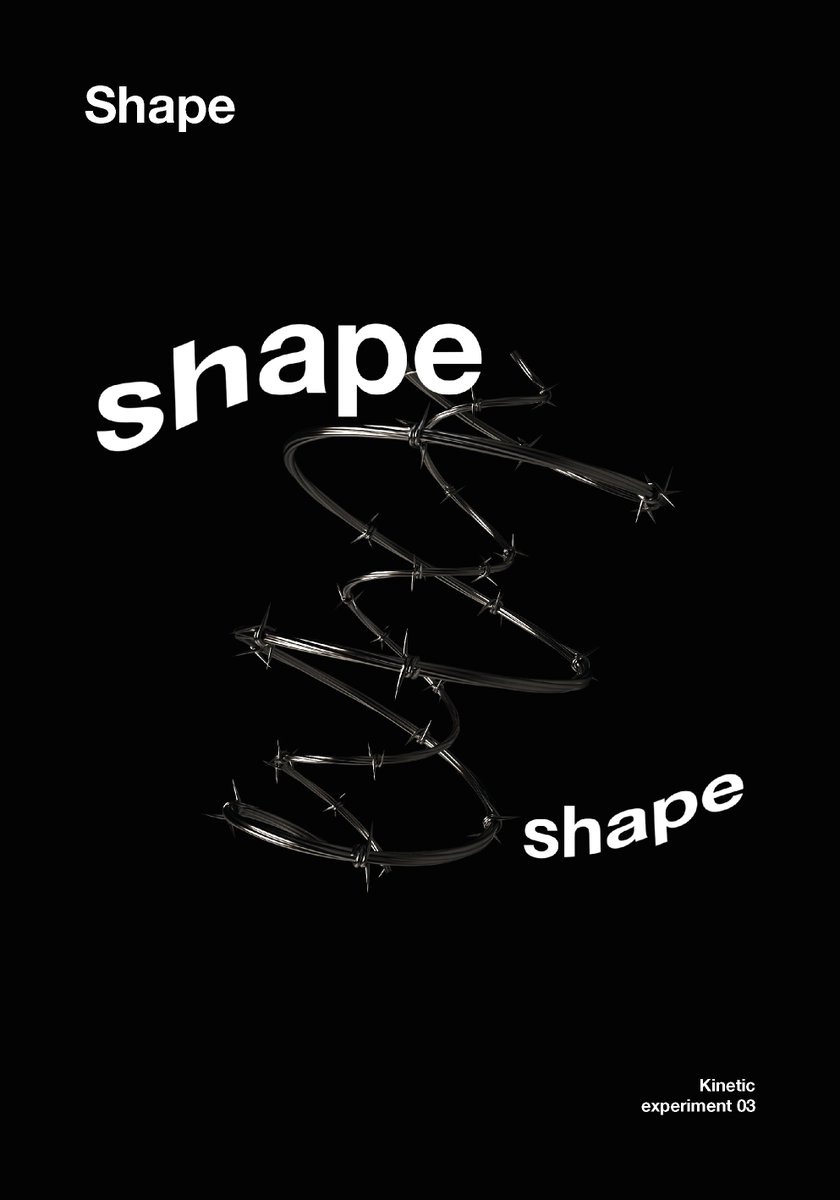 mmoisesmmendez's tweet photo. Shape https://t.co/QVW4EgVFH9
#Motiongraphics #Animation #Poster #Kinetictype #Typography #Graphicdesign #Artoftheday #Typegang #Kineticdesign #Type #Posterreposter #Graphicindex #3dtypography #Swissdesign #Typeposter #Motiondesign #Aftereffects #Cinema4d https://t.co/bmT8nZu136