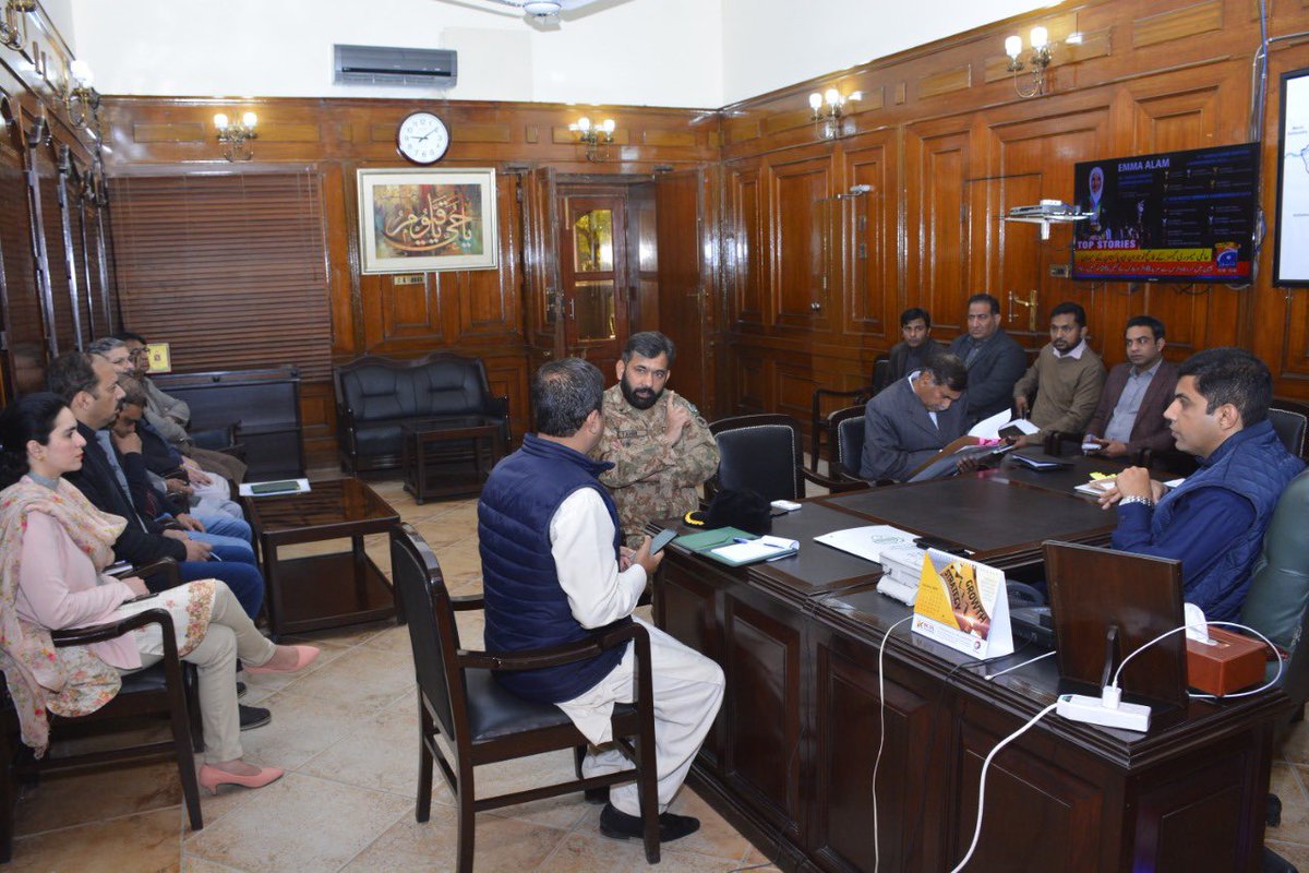 DCGRW's tweet photo. 0900hrs 
Daily Morning meeting with all HODs and Assistant Commissioners to review the progress of past day and give targets https://t.co/48M2VzE4jd