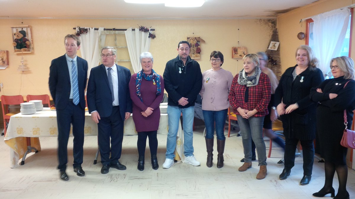 ●■ Au Vœux de l'hôpital avec mise à l'honneur de 4 médaillés du travail ■●