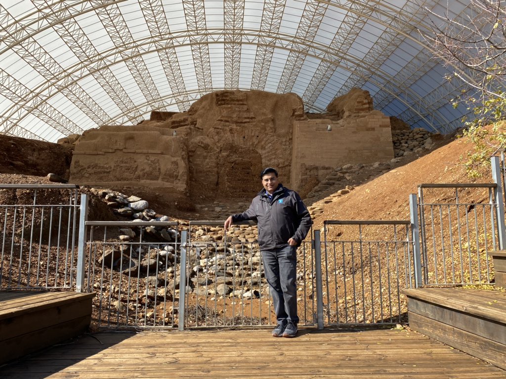 AbidanPaulShah's tweet photo. The Canaanite Gate “Gate of the Three Arches” #AbrahamsGate #TelDan https://t.co/7853ByzmHG