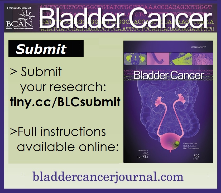 BladderCaJrnl's tweet photo. **Did you know** Article Processing Charges (APCs) are waived for papers accepted for publication in our #BladderCancer journal throughout 2020? AND all accepted papers will be published #openaccess! To submit your research to #BLCjournal, get details at: https://t.co/BFPquocBUr https://t.co/o0tc7cIK79