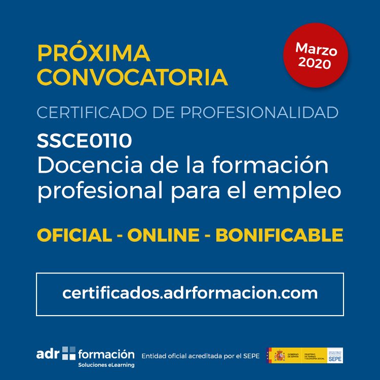 ADRFormacion's tweet photo. ¿Has imaginado alguna vez tu futuro en el mundo de la enseñanza? ¡Este es el momento de hacerlo realidad!🤩
Fórmate como docente en el sector de la FP para el Empleo con el Certificado de Profesionalidad #SSCE0110.
#OFICIAL #ONLINE #BONIFICABLE
+info: https://t.co/XMxiFX1hkC https://t.co/0WSb0X5UD5