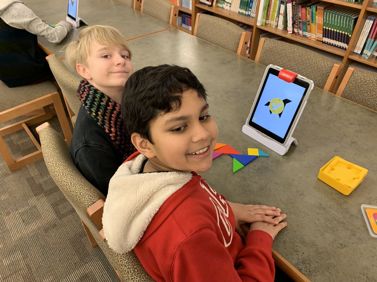 mrs_martinez4th's tweet photo. Kicking off Science Day with Osmos in the library with @mrsklibrarian https://t.co/y0MWZ2VEKq