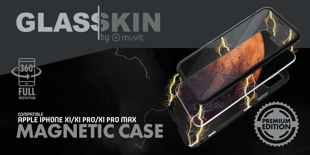 innov8iberia's tweet photo. Carcasa magnética Apple iPhone 11, 11 Pro, 11 Pro Max glass skin 360º bordes negro, extra protección para tu smartphone

Más información:
https://t.co/UcV68j6bSm

#muvit #innov8iberia #magnetCase #iphone11 #iphone11Pro #iphone11ProMax #carcasaiPhone https://t.co/Qtje83wmqM