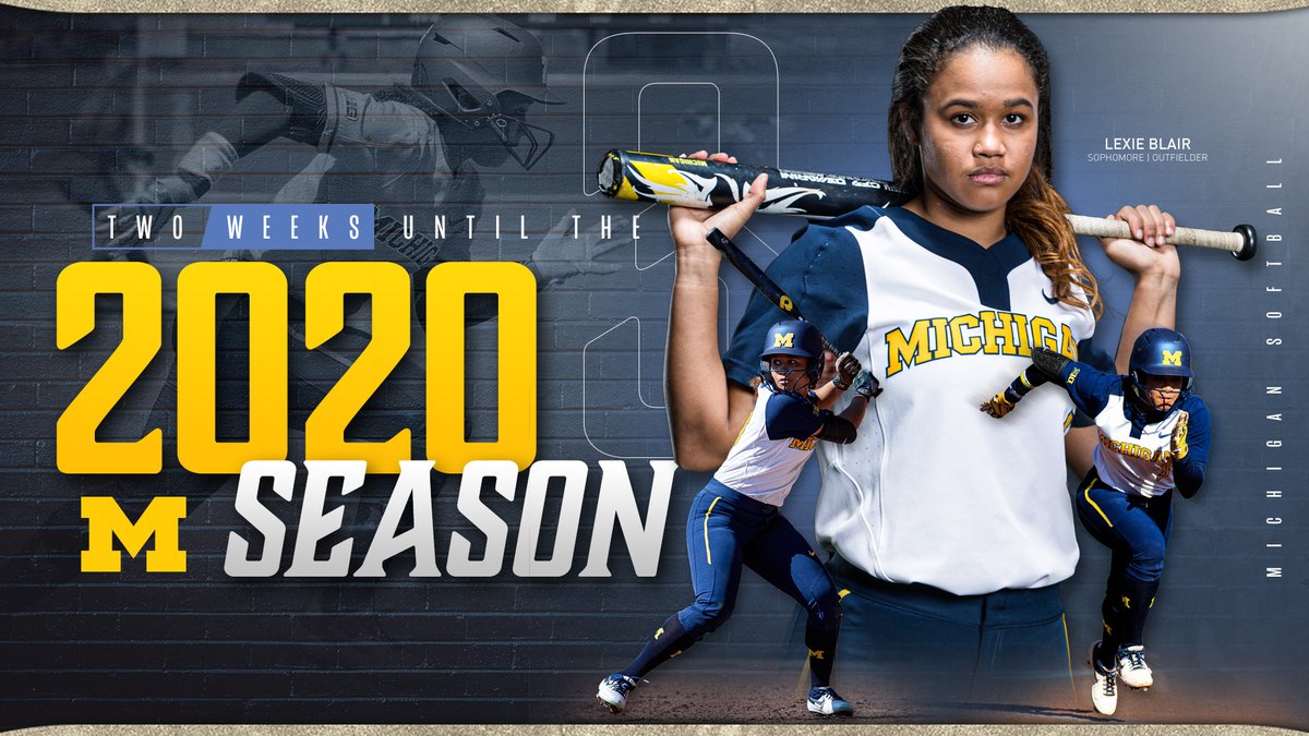 umichsoftball's tweet photo. ✌ WEEKS OUT. #GoBlue https://t.co/0vBup3kMbJ