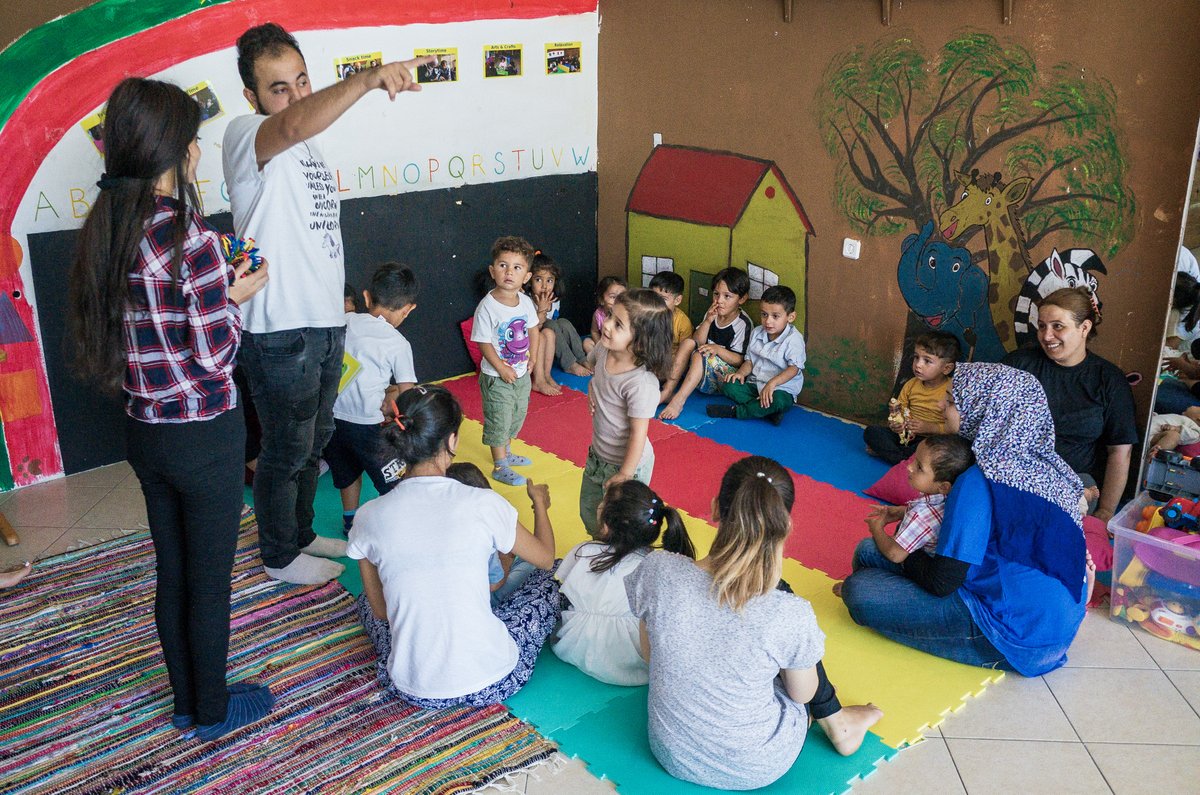AmnaHealing's tweet photo. Today, on #InternationalDayofEducation, we celebrate all the dedicated individuals teaching children around the world -- including the facilitators we work with in #Baytna, our dedicated #ECD program! https://t.co/31MCDJuWU4