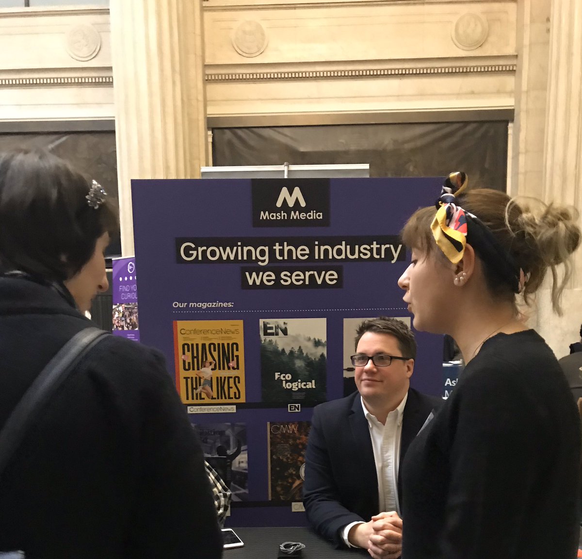 Make sure you check out Mash Media’s booth in the recruiter zone. You don’t want to miss out! 

<a href="/MashMediaLtd/">Mash Media</a> 
#eventprofs #mashmedia #eventcareerslive