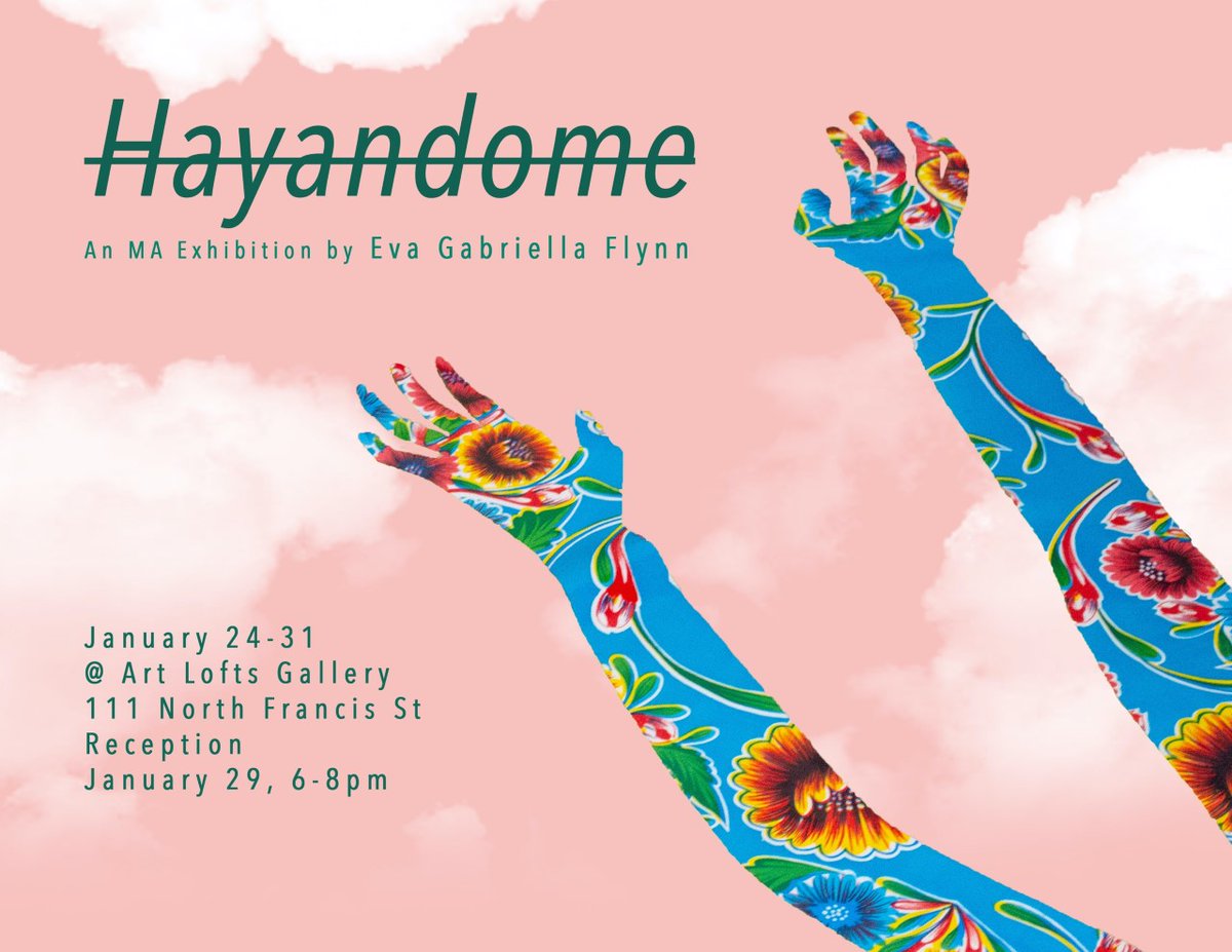 UW_ARTdept's tweet photo. 🎉🎉🎉 #UWMadison #uwgrad MA exhibitions opening today! 🎉🎉🎉
Hayandome by Eva Gabriella Flynn at the #ArtLofts Gallery and Tales from the Drawing Room by Mae Wilson at #Gallery7!
Meet the artists at the closing receptions on Wed, Jan 29, 6-8pm.
#artsatuw #madisonart https://t.co/RynCgbNf1n