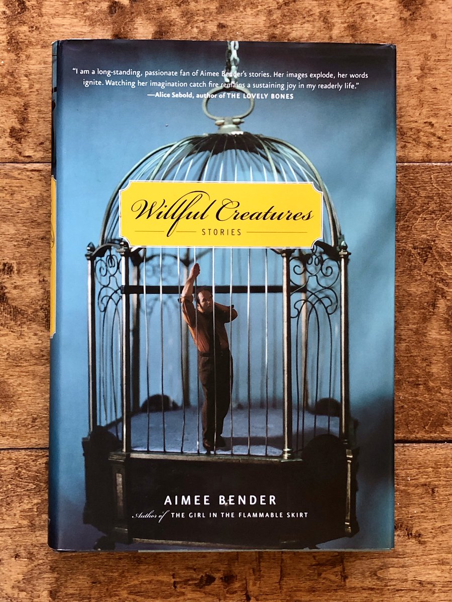 1/24/2020: "End of the Line" by  @AimeeBender, collected in her 2005 book WILLFUL CREATURES, out from  @doubledaybooks. First published in  @Tin_House:  https://tinhouse.com/product/touch-and-go/