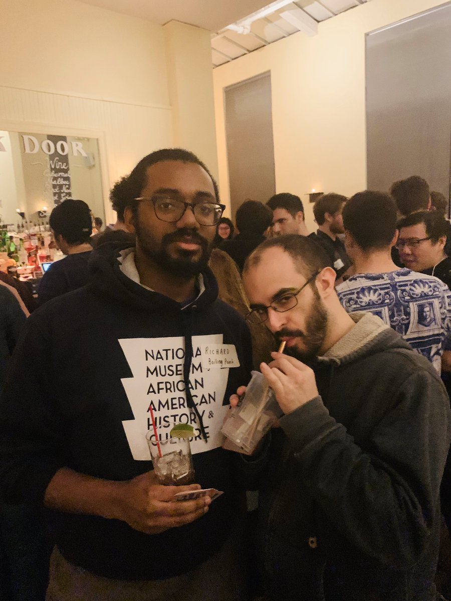 BoilingPtGame's tweet photo. Last night our little team went to a Game Developers’ Event at @blackdoornyc902 &amp; met some cool new peeps. Thanks for having us, @Playcrafting! 🥰🦀🦞👨🏾‍🍳 #gaming #nyc https://t.co/VCQYA9EpCH