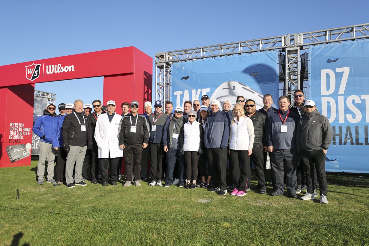 akbollero's tweet photo. #PGAShow2020 was a HUGE success!!! Better get out there and test out what distance gains you get from @WilsonGolf - D7 and the new DUO Soft+ #softisLONG https://t.co/V6hyky4ZOm