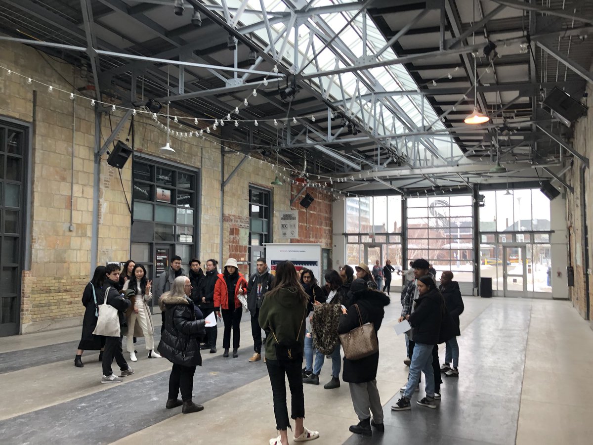LanrickBennett's tweet photo. Good morning @GBCollege! Welcome to @atthebarns HT @DesignTOFest #DesignTO20 https://t.co/Bqj1uxhUuP