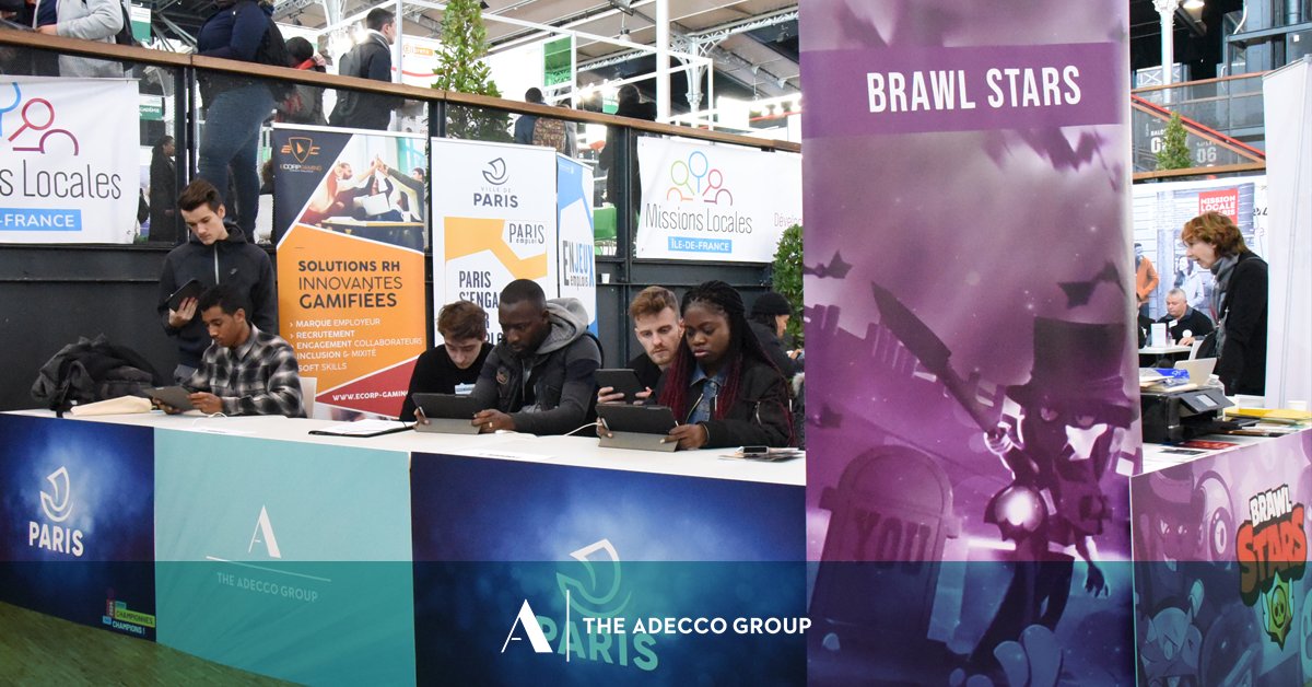 Recruter autrement grâce au e-sport. C’est ce que le groupe Adecco a fait lors du salon Paris pour l'emploi en partenariat avec la ville de <a href="/Paris/">Paris</a>  et <a href="/Ecorp_gaming/">Ecorp Gaming</a>, en  analysant le profil de plus de 70 personnes grâce aux jeux vidéo. #imaginonslemploi #innovation