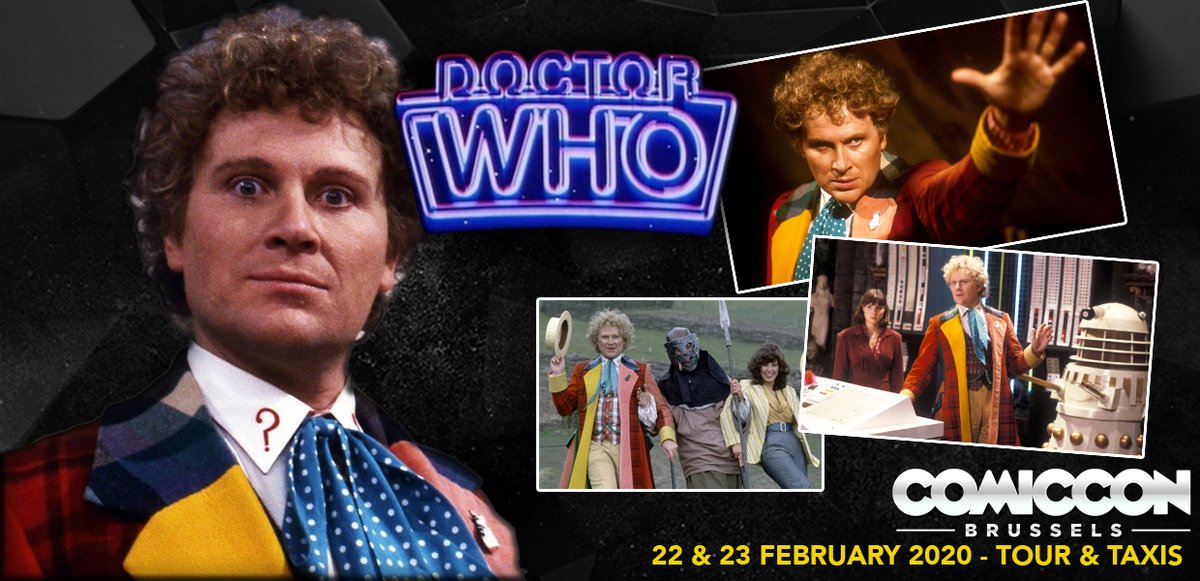Colin Baker aka The Sixth Doctor from #DoctorWho is coming to Comic Con Brussels 2020! Ticketsales are going fast, buy yours before we’re sold out : comicconbrussels.com