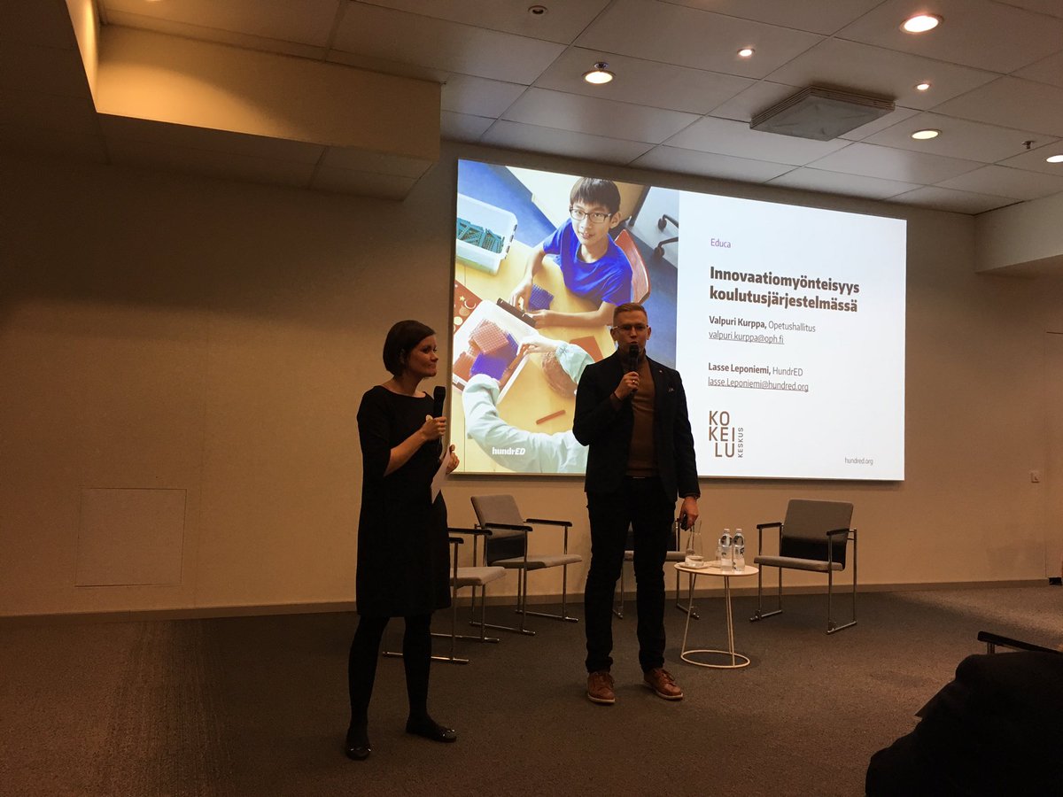 Laura Francke (@laura_francke) on Twitter photo Innovaatiomyönteisyys koulujärjestelmässä, mielenkiintoista keskustelua vetää OPH:n kokeilukeskuksen <a href="/ValpuriKurppa/">Valpuri Kurppa</a> ja Hundred <a href="/lasselepo/">Lasse Leponiemi</a> #educa2020 Innovaatiomyönteisyys koulujärjestelmässä, mielenkiintoista keskustelua vetää OPH:n kokeilukeskuksen <a href="/ValpuriKurppa/">Valpuri Kurppa</a> ja Hundred <a href="/lasselepo/">Lasse Leponiemi</a> #educa2020