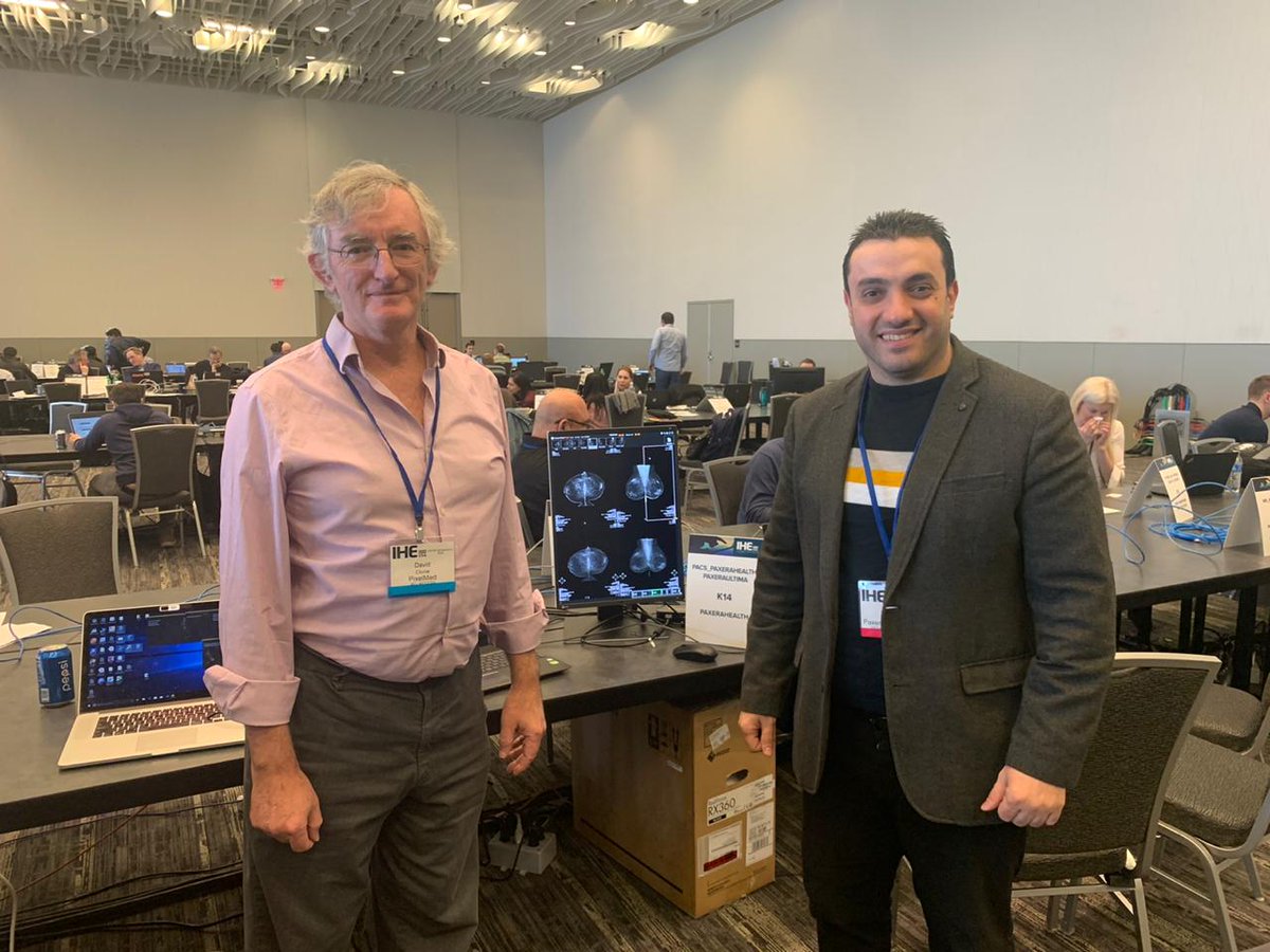 paxerahealth's tweet photo. Today's the last day of 2020 #IHE North American Connectathon, the #healthcare industry’s largest, most rigorous #interoperability #testing event. We're thrilled to have successfully passed our profiles for #tomosynthesis, #IOCM and #PDI! #PaxeraHealth #worldclassstandards https://t.co/kNU7EtZiXn