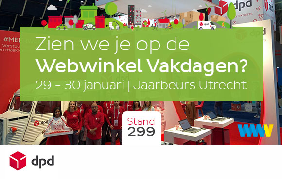 Inspiratie, nieuwe inzichten, ontmoetingen? De Webwinkel Vakdagen is hèt event in de Benelux waar je jezelf kunt onderdompelen in de e-commerce-wereld.  Zien wij je op 29 en/of 30 januari op standnummer 299?

Bekijk het programma: bit.ly/2RlMtVw

#wwv20 #dpdgreendelivery