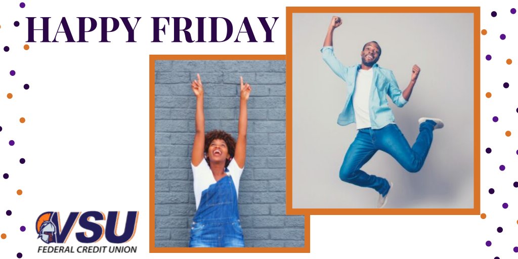 vstatefcu's tweet photo. It's FRIYAY! The weekend will be here before we know it! Have a Happy Friday and a safe fun weekend.
#friyay #fridayfeels #weekendvibes #plans #discount #tickets #ticketsatwork #amusementpark #friends #students #teachers #staff #VSU #university #creditunion https://t.co/UyTIR5Te95