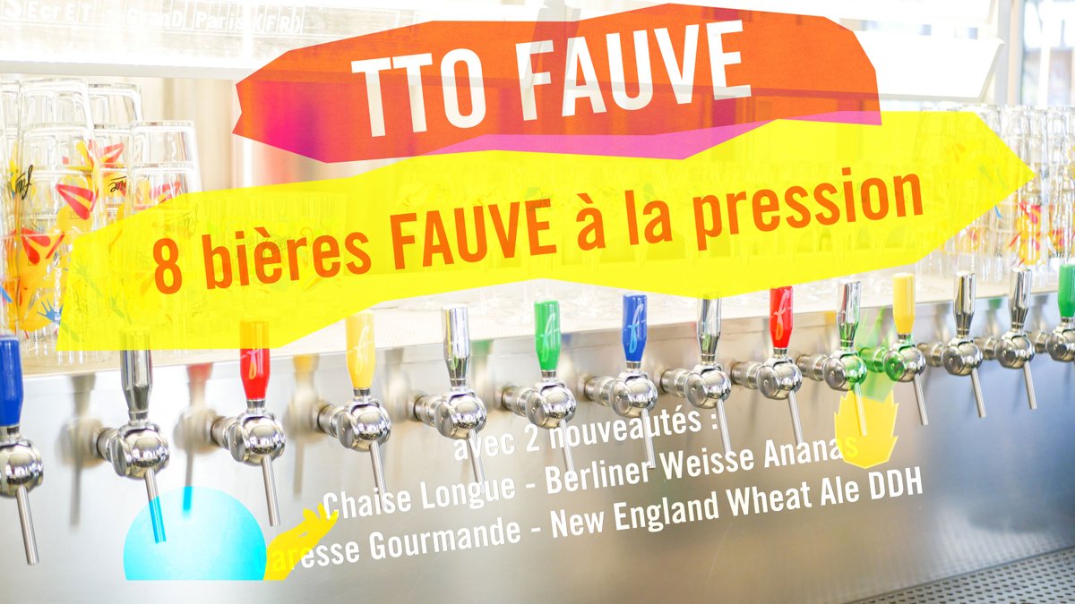 🍻 TAP TAKE OVER PAR NOUS ! 🍻
👊 On prend le contrôle de notre propre bistrot à bière <a href="/lescuvesdefauve/">Les Cuves de Fauve</a> avec 8 bières Fauve à la pression dont 2 nouveautés ! 

🎉 RDV mercredi 29 janvier à partir de 17h !