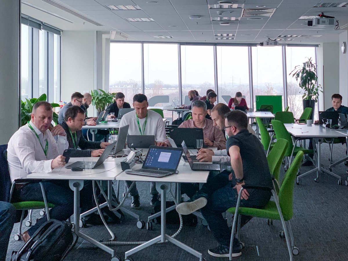 kmdpoland's tweet photo. SAP CodeJam event at #KMDpl was an opportunity to check out @SAP technology, platforms, and tools through simple, end-to-end scenarios. #KMDit #GoodToBeInKMD https://t.co/66QgvTBCZl