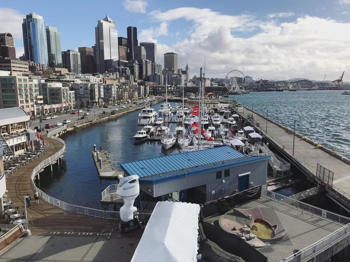 All hands on deck for the West Coast's largest boat show. The Seattle Boat Show kicks off today. Photo: @seattleboatshow