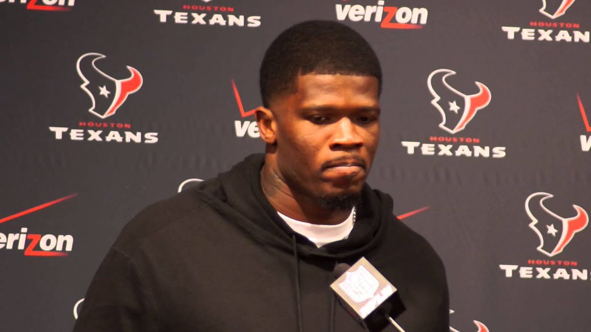 FauxStephanA's tweet photo. There Is A Sadness In The Building This Morning, At The Texans Facility In Houston. In The Last Official Interview Of The Season, First Year Coach &amp; Texans Legend, Andre Johnson Was Disappointed But Hopeful For The Future Saying “We finished the reg season 6-1, we’ll be fine.” https://t.co/6IQnwJoVTE