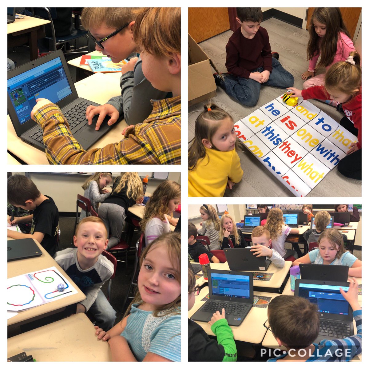 EdTech_Shannon's tweet photo. I canβt thank the teachers @NESD who participated in #hourofcode with me! With some snow make-ups yesterday and today, I visited 61 classes in all!! #bobcatproud #NESDcodes #NESDtdbc https://t.co/IFNSJLSWC8