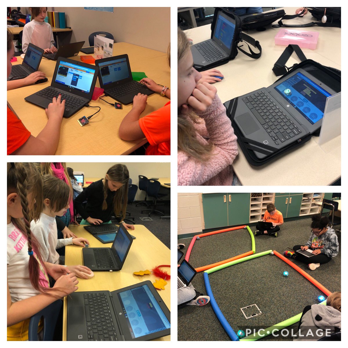 EdTech_Shannon's tweet photo. I canβt thank the teachers @NESD who participated in #hourofcode with me! With some snow make-ups yesterday and today, I visited 61 classes in all!! #bobcatproud #NESDcodes #NESDtdbc https://t.co/IFNSJLSWC8