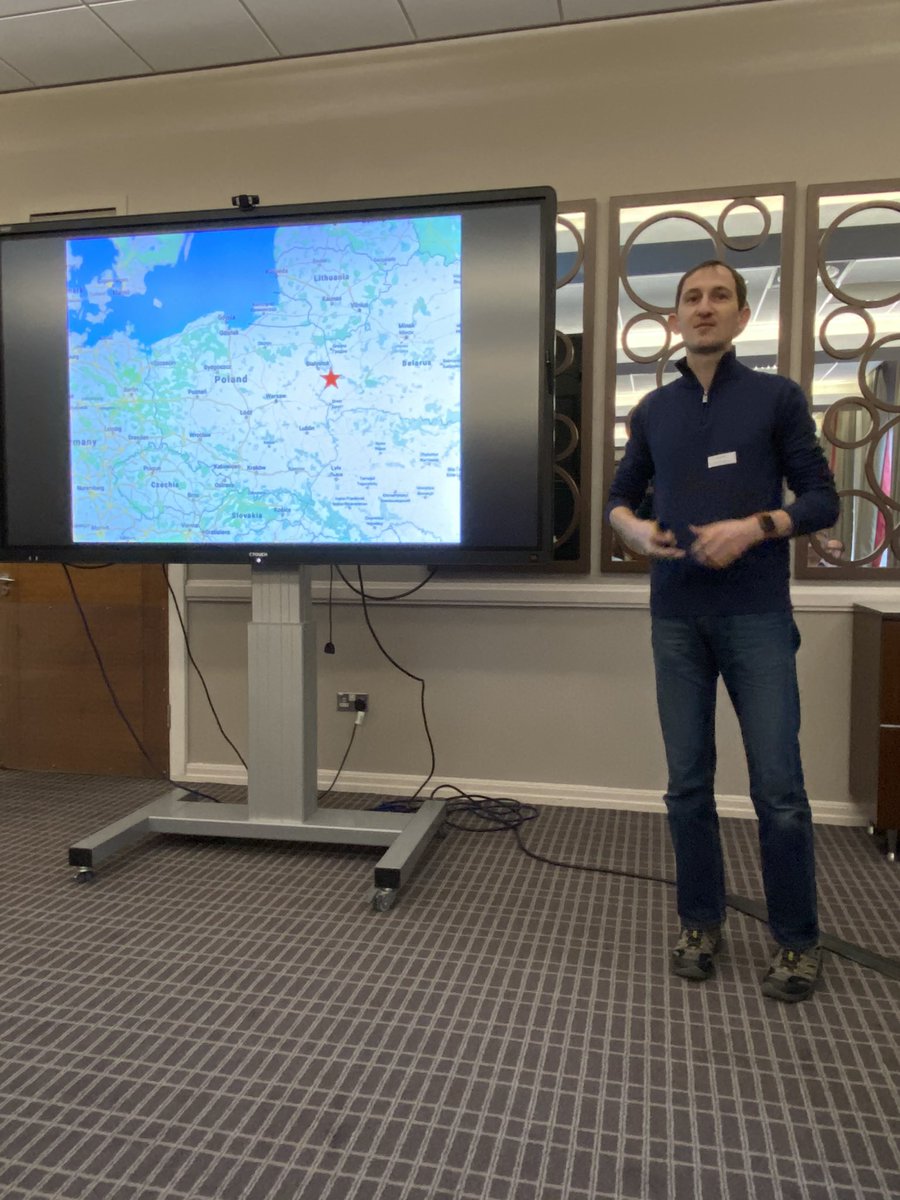 chengcweng's tweet photo. Last talk for today. We have Jarek Bryk from @HuddersfieldUni discussing his grant idea of genetic diversity in Apodemus mice. @northernbug #NorthernBUG https://t.co/66X0hSZX3o