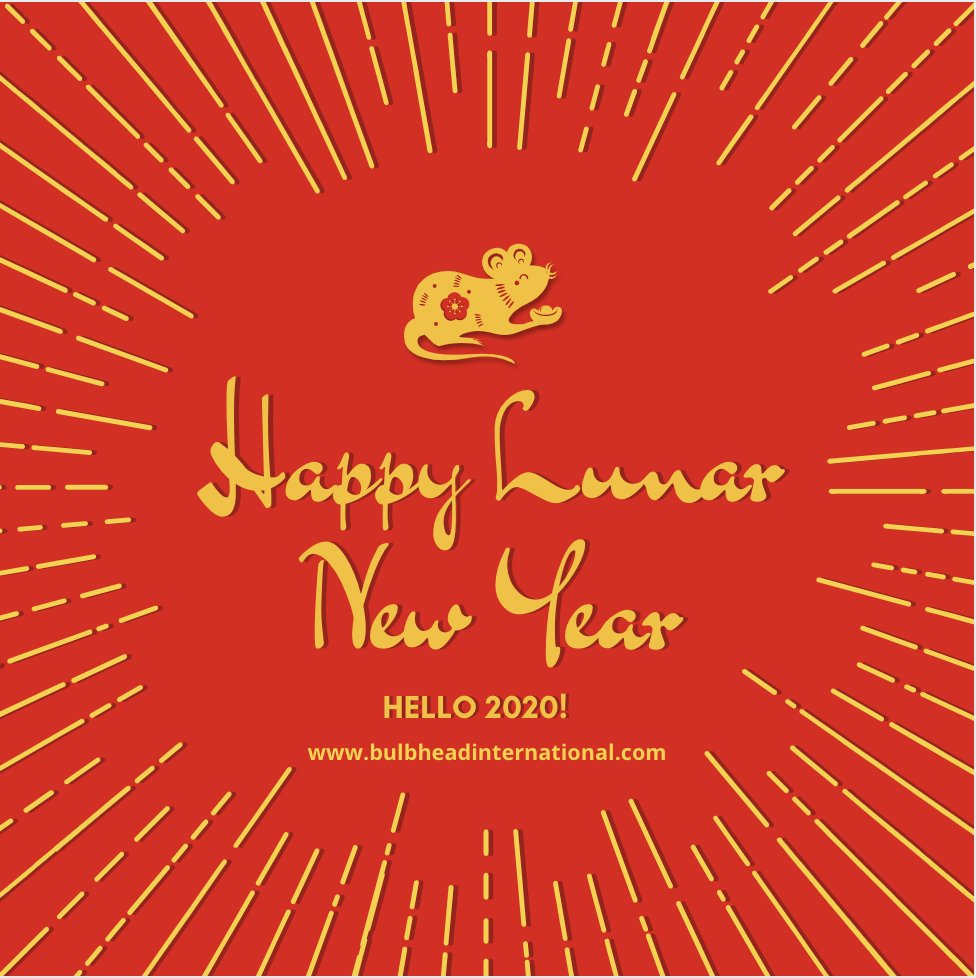新年快乐 / 恭喜发财 from BulbHead International. May it be prosperous and blessed.
bulbheadinternational.com
#happylunarnewyear #lunarnewyear #chinessenewyear #bulbheadideas #bulbhead #bulbheadinternational #worldwideshipping #shopping #sales #asseenontv #asia #springfestival