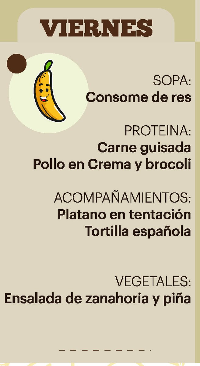 #DailyLunchMenu at #ElCaminoAcademy