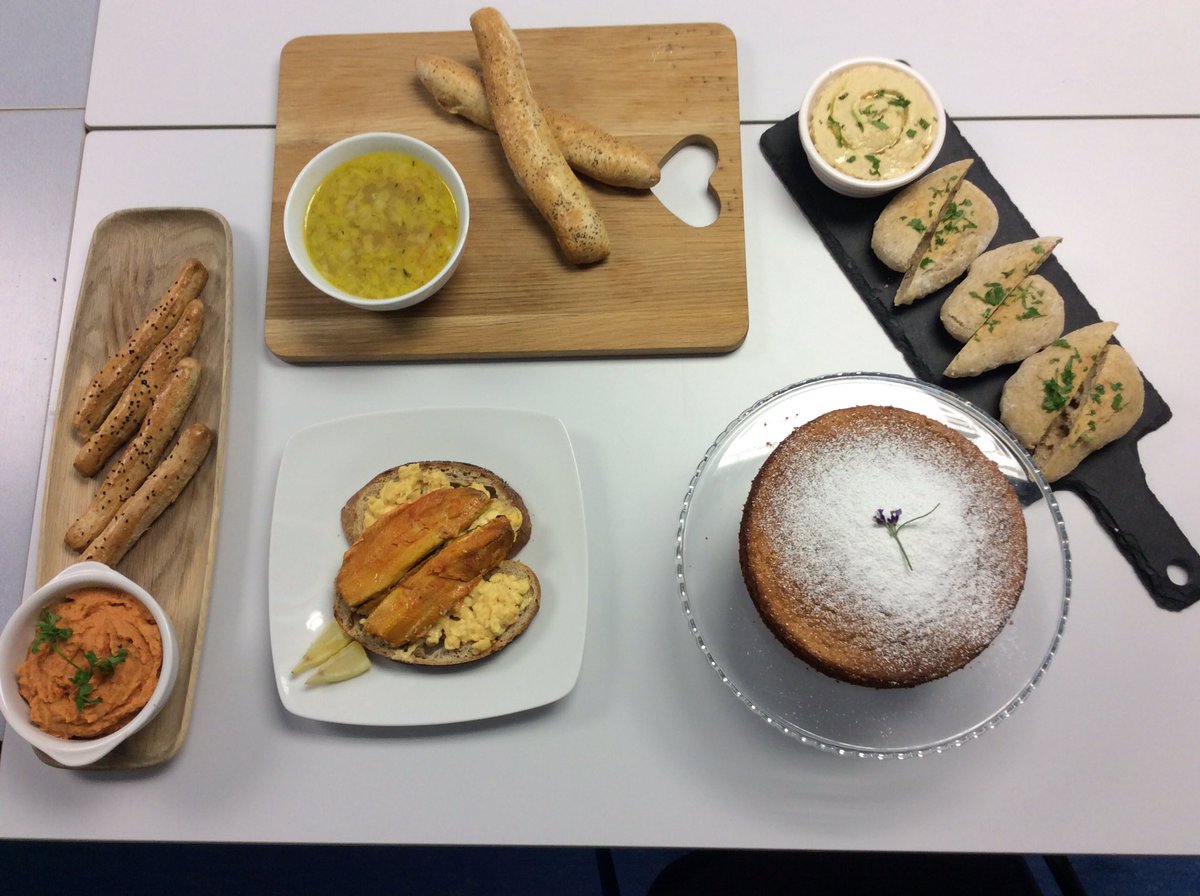 Tormead_HE's tweet photo. Just a small selection of the wonderful dishes produced  this week by Year 11 as they prepare for their practical assessments. Well done everyone! #speed and accuracy #HPL@HPLEDU https://t.co/lpS8Xet8Qt