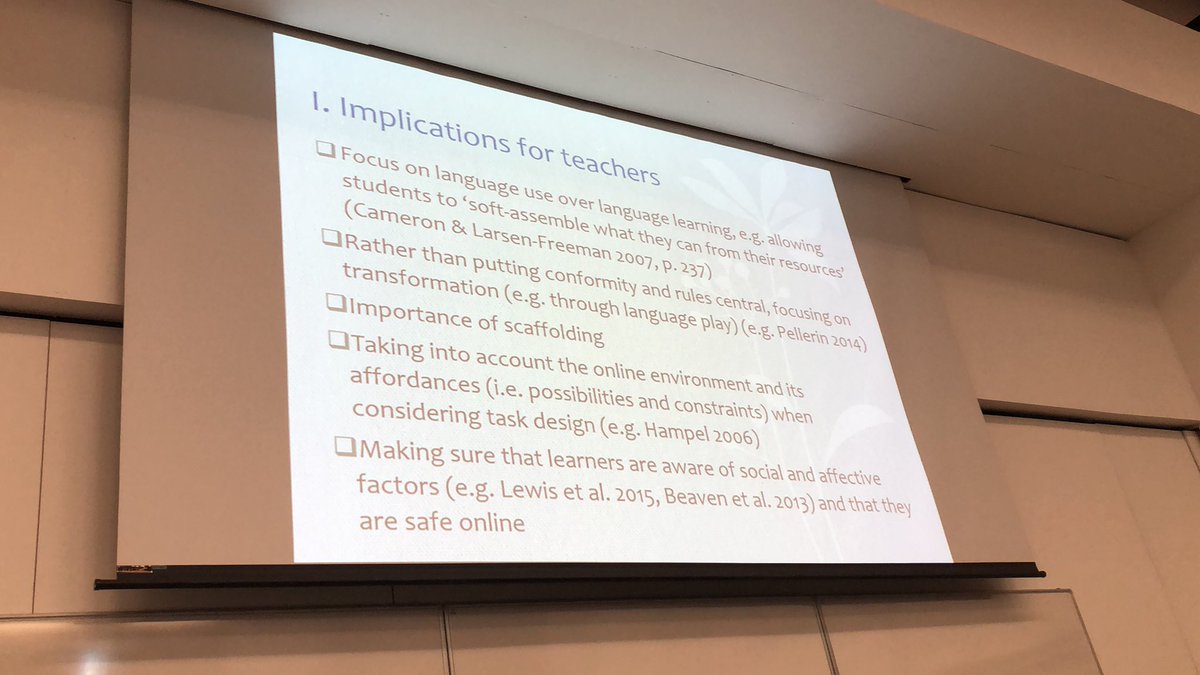 What are the implications for teachers of using new technologies??Asks Regine Hampel at #elearn2020