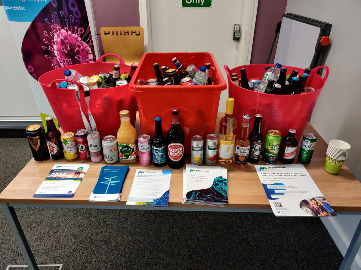 First JAM talks of 2020 starting now! We have a great drinks selection thanks to funding from @SfAMtweets

Thank you also to <a href="/MicrobioSoc/">Microbiology Society</a>, and <a href="/IMIBirmingham/">IMIBirmingham</a> for funding these talks!