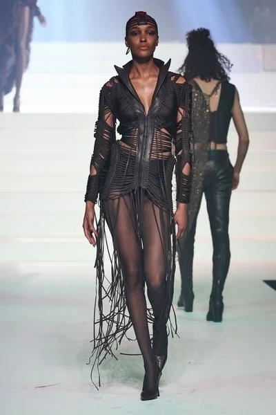 in this same collection gaultier gave us Tina Turner In Mad Max Murderwife, Me? I'm Just The Children's Governess It's Nothing Sexual Murderwife AND Harry Styles Murderwife. thank u for everything king