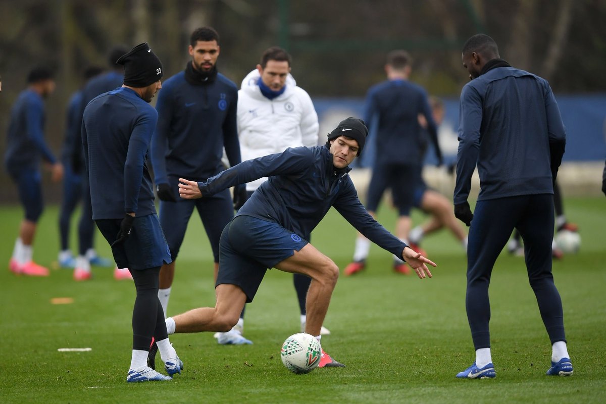 siphillipssport's tweet photo. Ruben Loftus-Cheek back in first team training today! 

Images via @iF2is https://t.co/JgL1e3vAyJ