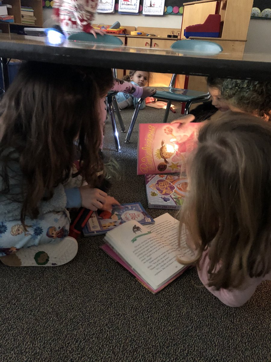 Fun Friday “reading under the stars” in our pajamas! <a href="/CoveSchoolOwls/">Cove Elementary School</a>