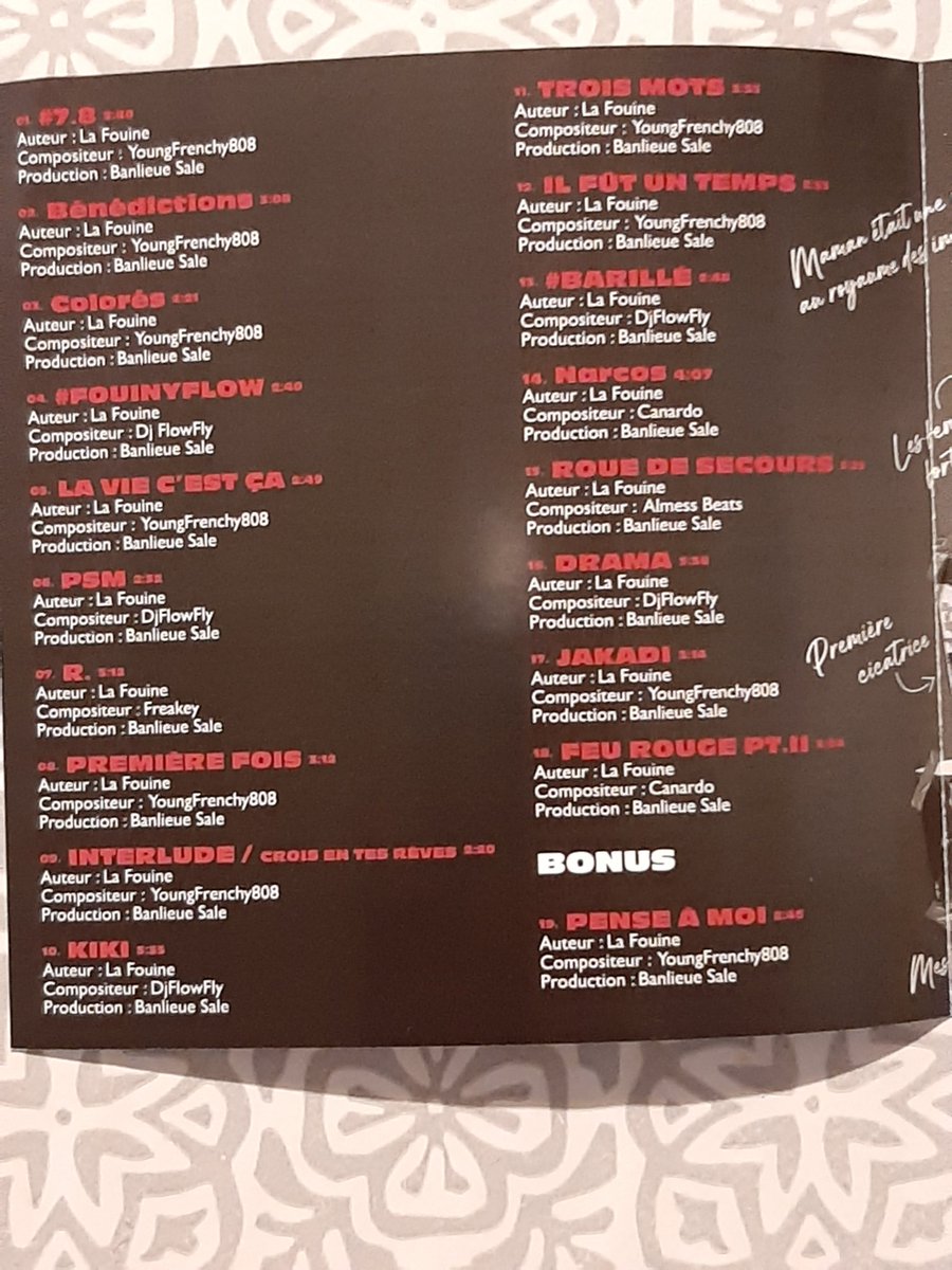 PhenixSanTv's tweet image. Voici les crédits des versions inédites du pack Bénédictions de Fouiny. #Bénédictions, #TeamFouiny @Laly_1106, @fouinyfloww, @SaleGosseBs