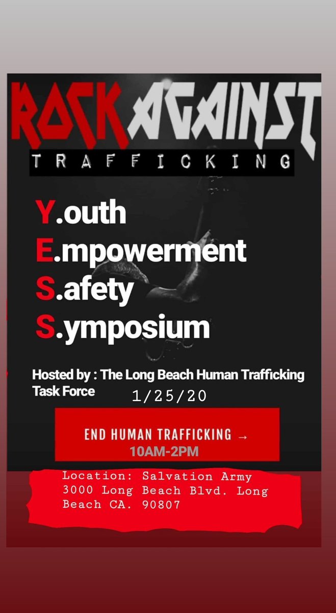 In recognition of Nt'l Human Trafficking Prevention Month, founder Gary Miller will be speaking this Sat at a symposium sponsored by the <a href="/SalvationArmyUS/">Salvation Army USA</a>. This free event is open to the public and features art, workshops, music, food, prizes. Expo begins at 10am and ends at 2pm🙏🏼