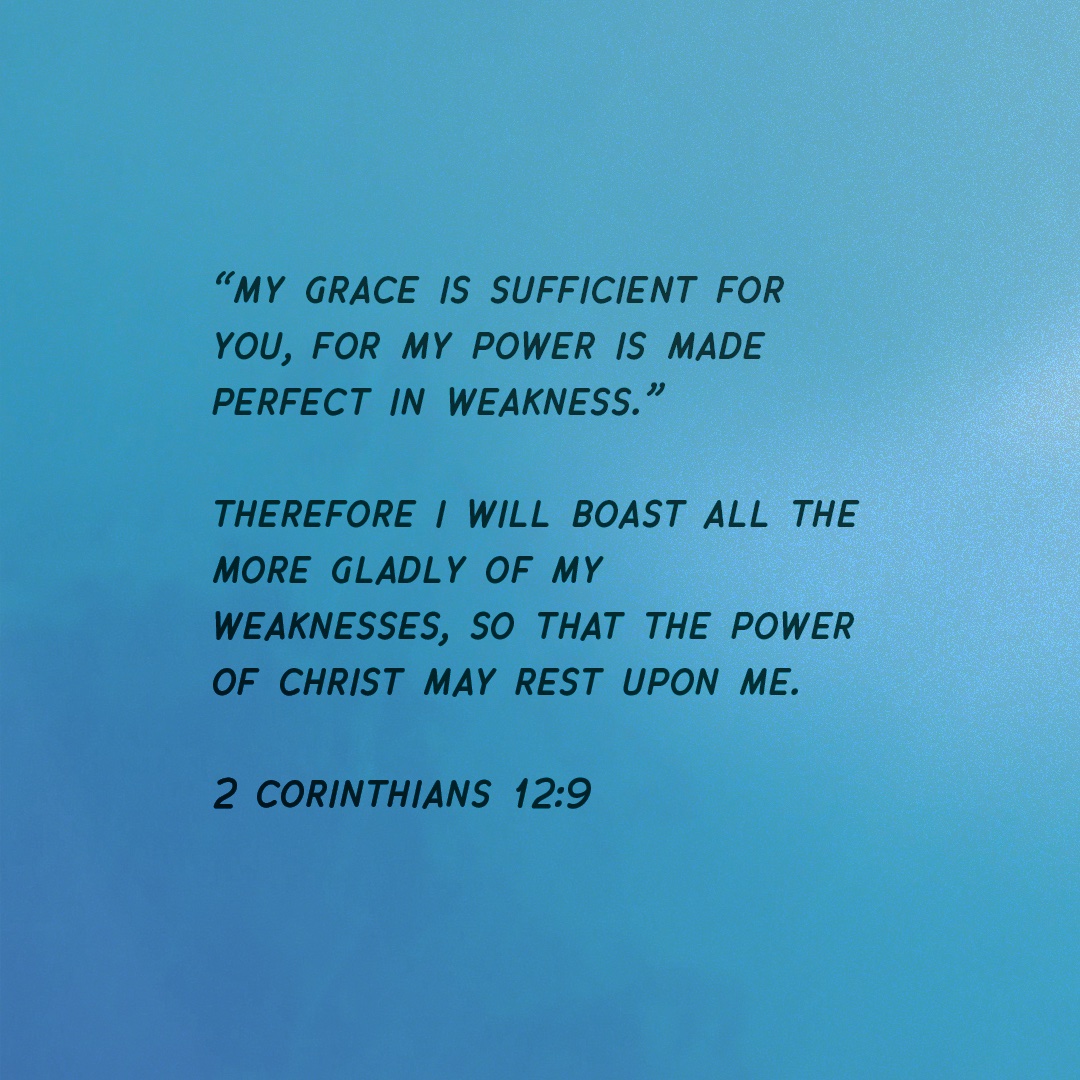 DSMFIRST's tweet photo. "'My grace is sufficient for you, for My power is made perfect in weakness.' Therefore I will boast all the more gladly of my weakness, so that the power of Christ may rest upon me." - 2 Corinthians 12:9 https://t.co/k8dhIwoH0f