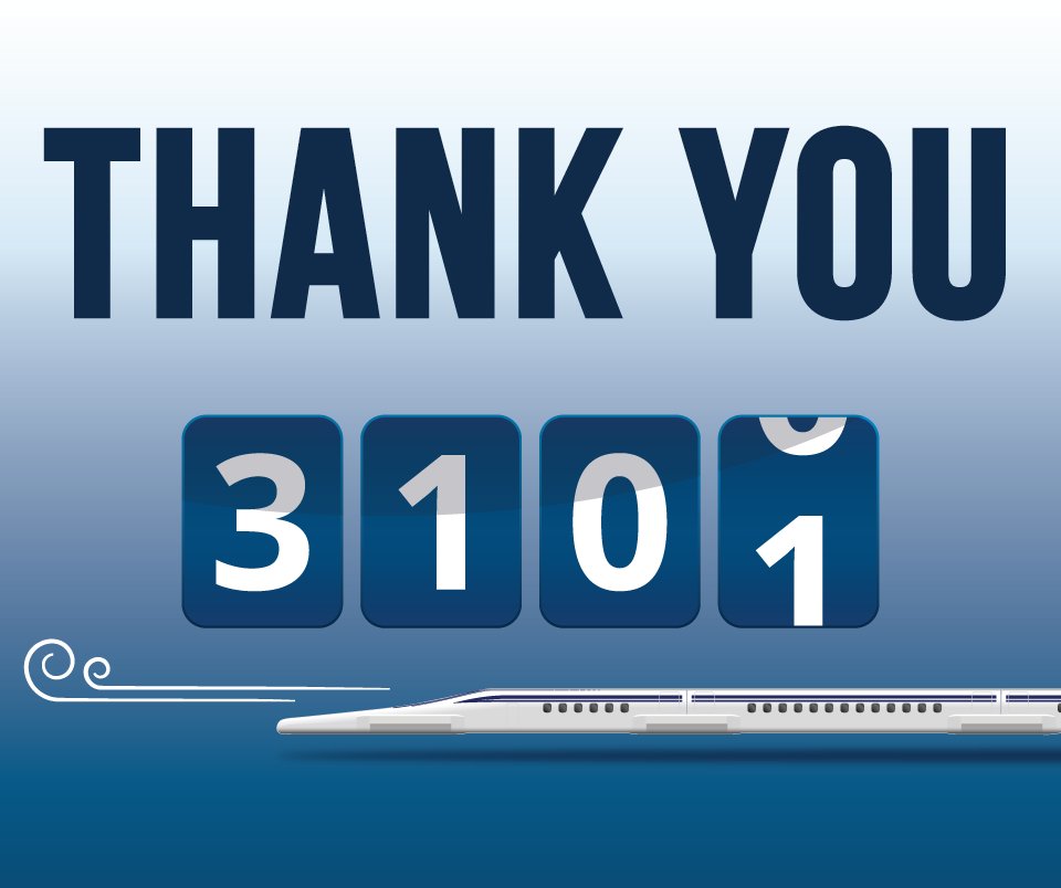 ICYMI: Over the holidays, we launched a petition to show our elected officials support for bringing SCMAGLEV technology to the Northeast Corridor. If you aren't one of the 3,000+ people how have already signed up, now's your chance to get on board! supportnortheastmaglev.com/?utm_medium=so…