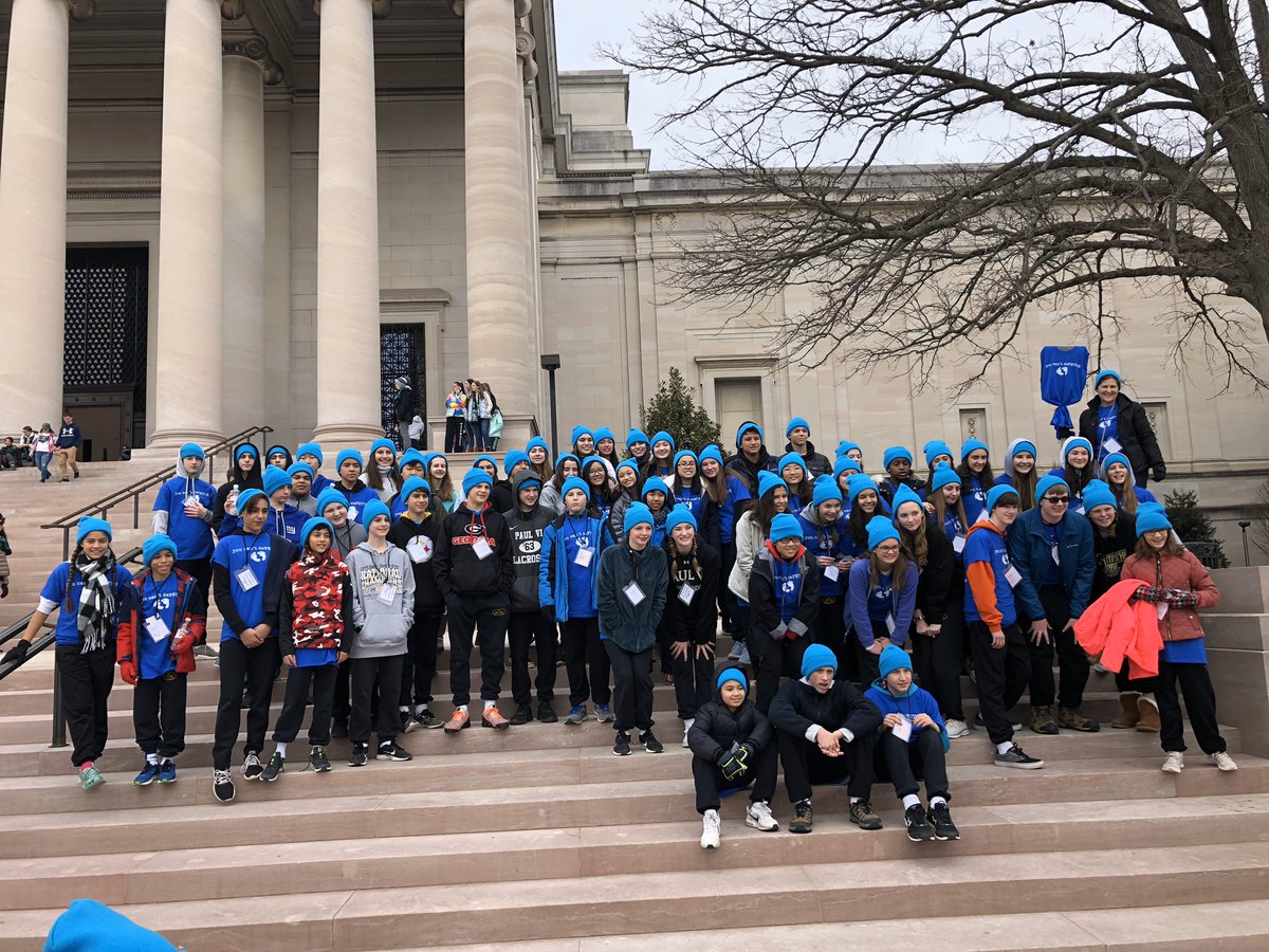 STSTigers's tweet photo. You can’t deFETUS! @STSTigers middle schoolers marched today to defend and protect the unborn. #lifeisverygood #marchforlife2020 #youcantdefetus @March_for_Life @arlingtonOCS https://t.co/dpbcQtxgdP