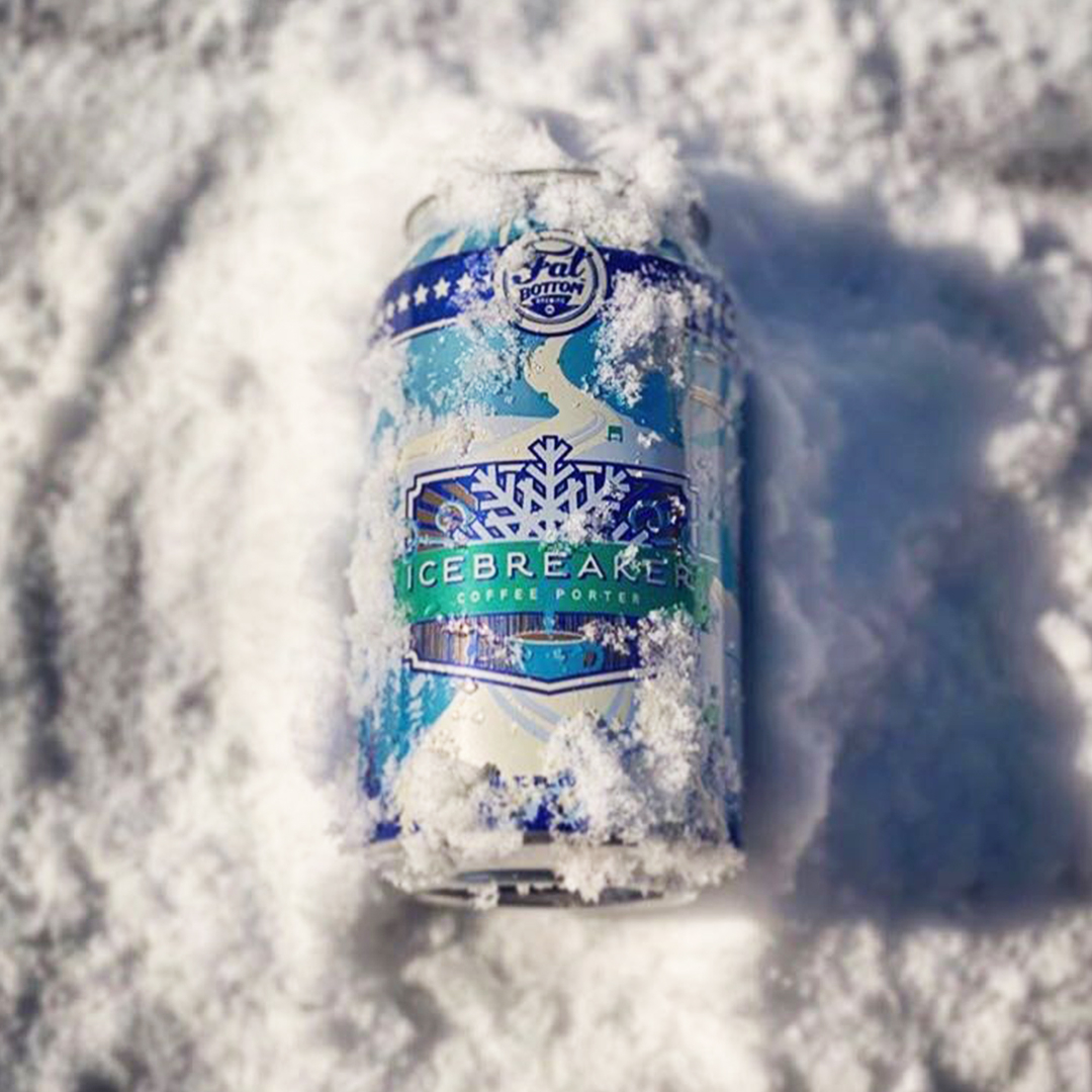 The best kind of beer is ice cold. 📷: @fatbottombrews #happyfriday